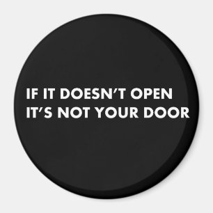 Imán Si no abre, no es tu puerta