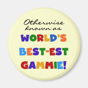 Imán Si no conocido como camisetas del Mejor-est Gammie