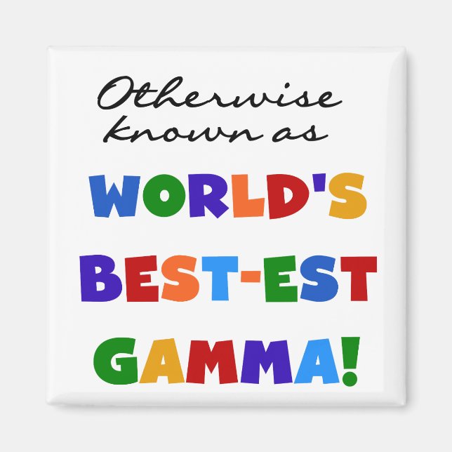 Imán Si no conocido como regalos de la gamma Mejor-est (Frente)