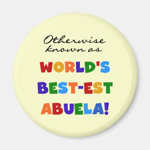 Imán Si no conocido como regalos del Mejor-est Abuela