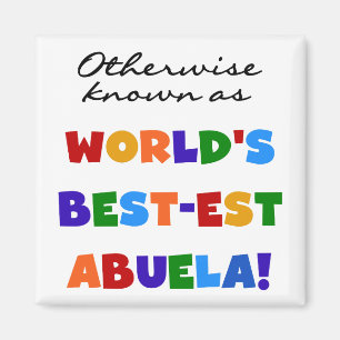 Imán Si no conocido como regalos del Mejor-est Abuela