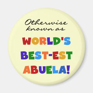 Imán Si no conocido como regalos del Mejor-est Abuela