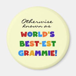 Imán Si no conocido como regalos del Mejor-est Grammie