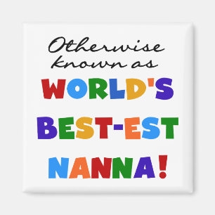 Imán Si no conocido como regalos del Mejor-est Nanna