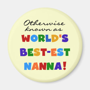 Imán Si no conocido como regalos del Mejor-est Nanna