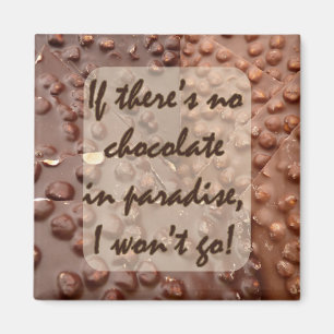 Imán si no hay chocolate...