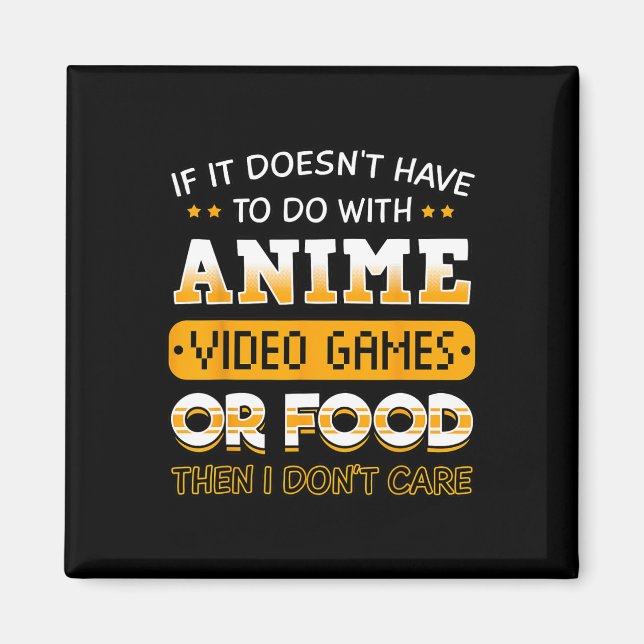 Imán Si no tiene que ver con anime videojuego o  (Frente)