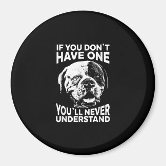 Imán Si no tienes un regalo de Bulldog americano gracio