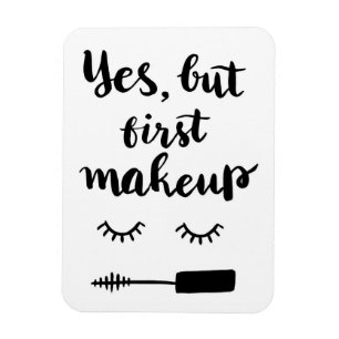 Imán Sí pero primer maquillaje
