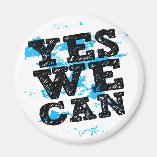 Imán Sí Podemos Barack Obama Magnet (Frente)