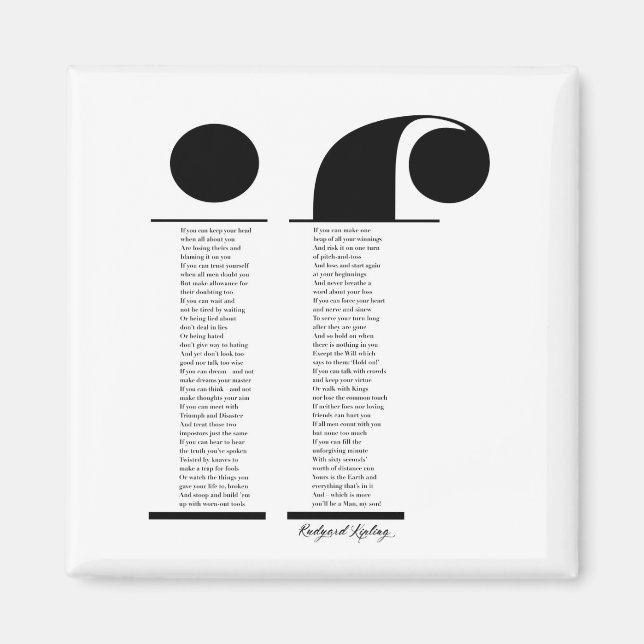 Imán Si por Rudyard Kipling (Frente)