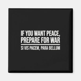 Imán Si Quieres Paz Prepárense Para La Guerra Si Vis Pa