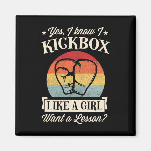 Imán Sí, sé que practico kickboxing como una chica, ¿qu