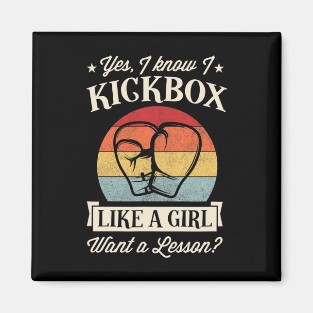 Imán Sí, sé que practico kickboxing como una chica, ¿qu (Frente)
