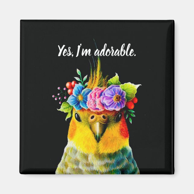 Imán Sí, soy adorable. (Frente)