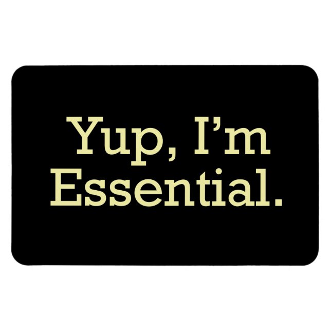 Imán Sí, soy esencial. (Horizontal)