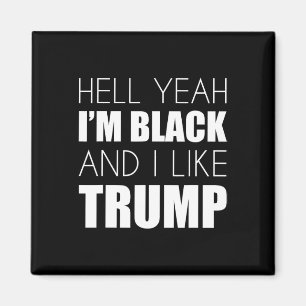 Imán Sí, soy negro y me gusta Trump - Elige a Trump 202