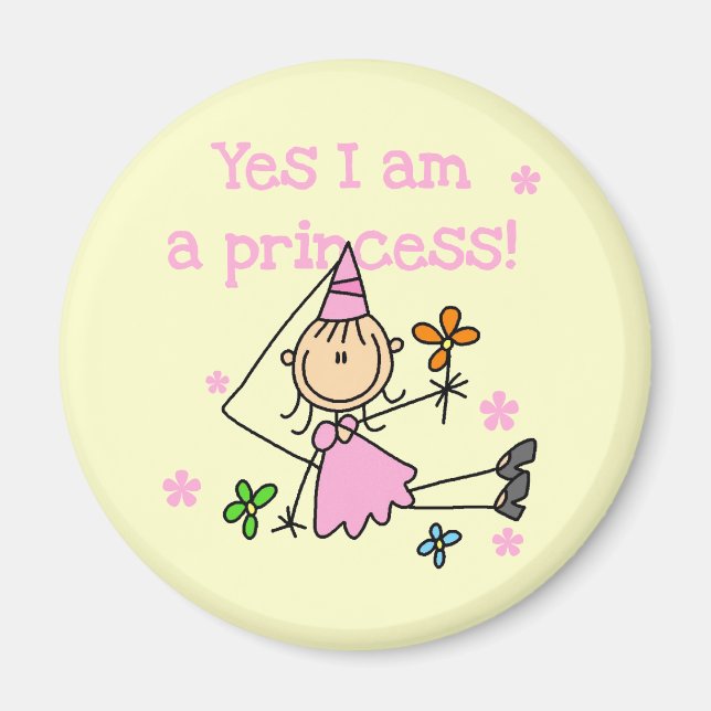 Imán Sí, soy una princesa (Frente)