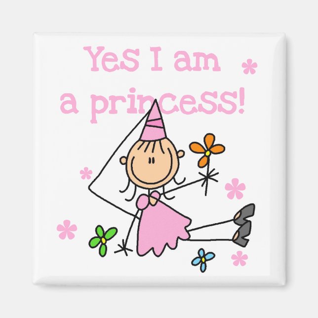 Imán Sí, soy una princesa (Frente)