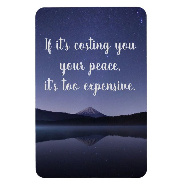 Imán Si Te Cuesta La Paz (Vertical)
