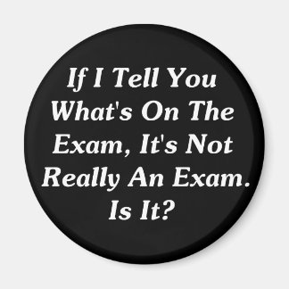 Imán Si te digo lo que está en el examen