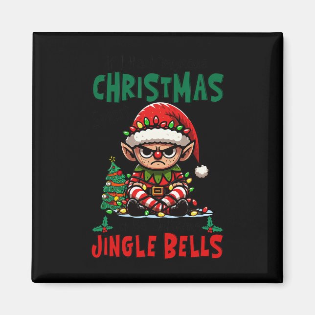 Imán Si tuviera más Espíritu de Navidad, estaría Ting J (Frente)