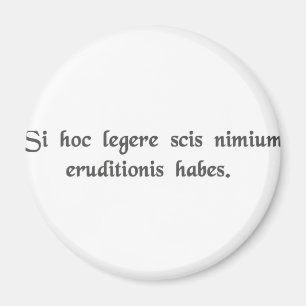 Imán Si usted puede leer esto, usted es overeducated.