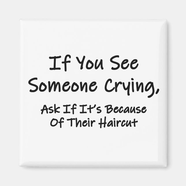 Imán Si ves a alguien llorando (Frente)