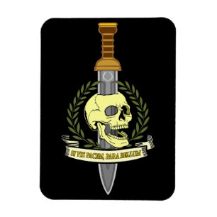 Imán Si Vis Pacem, Para Bellum.. Skull