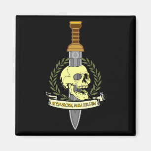Imán Si Vis Pacem, Para Bellum.. Skull