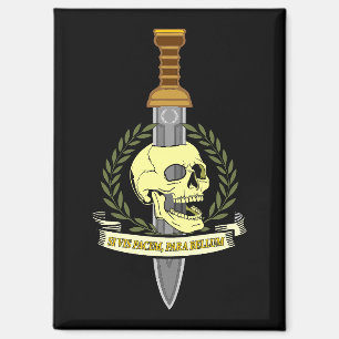 Imán Si Vis Pacem, Para Bellum.. Skull
