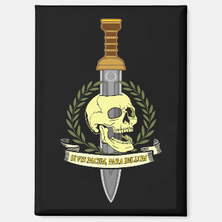 Imán Si Vis Pacem, Para Bellum.. Skull