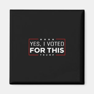 Imán Sí voté por este Trump - Patriótico político E