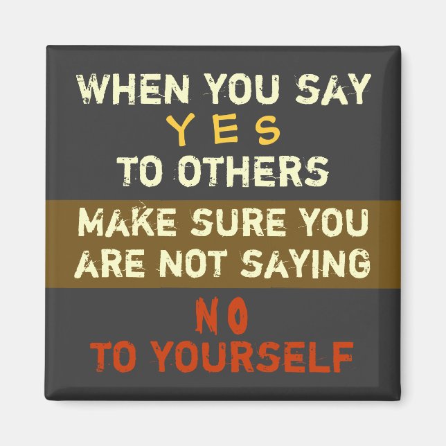 Imán SÍ Y NO ~ Truismo magnético (Frente)