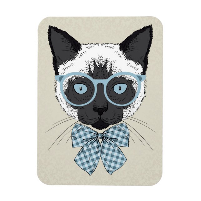 Imán Siamese Cat Fashion Smart (Vertical)