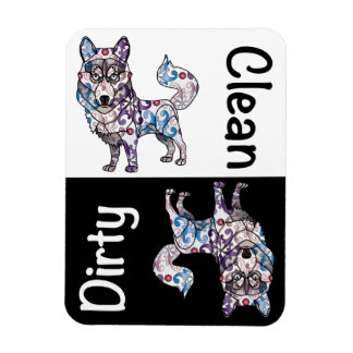 Imán Siberian Husky Dishlavavajillas