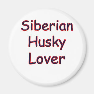 Imán Siberian Husky Lover