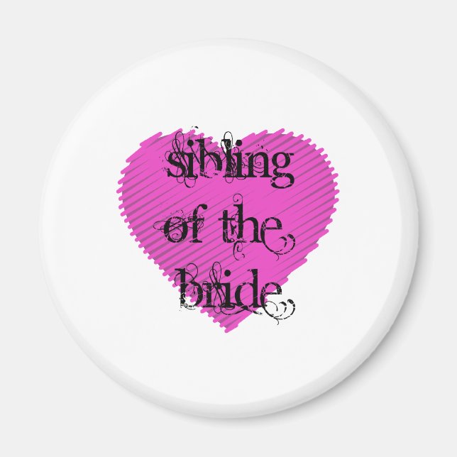 Imán Sibling of the Bride (Frente)