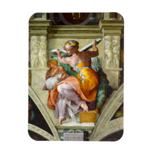Imán Sibyl libio por Michelangelo