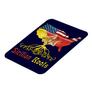 Imán siciliano americano de Flexi de las raíces