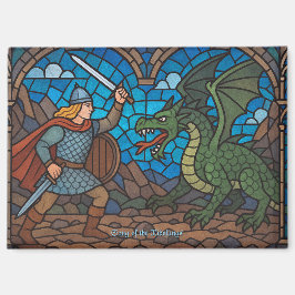 Imán Siegfried luchando contra el dragón