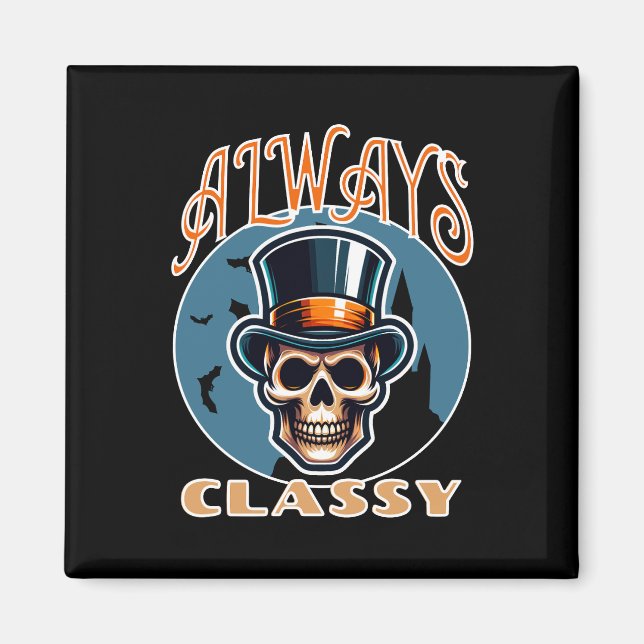 Imán Siempre con clase (Frente)