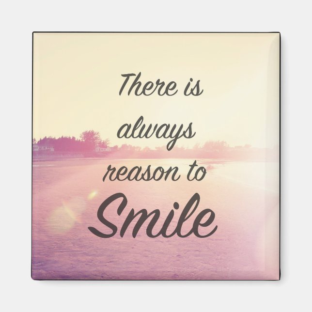 Imán Siempre Hay Razones Para Sonreír (Frente)