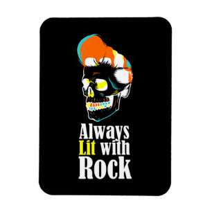 Imán Siempre iluminado con rock