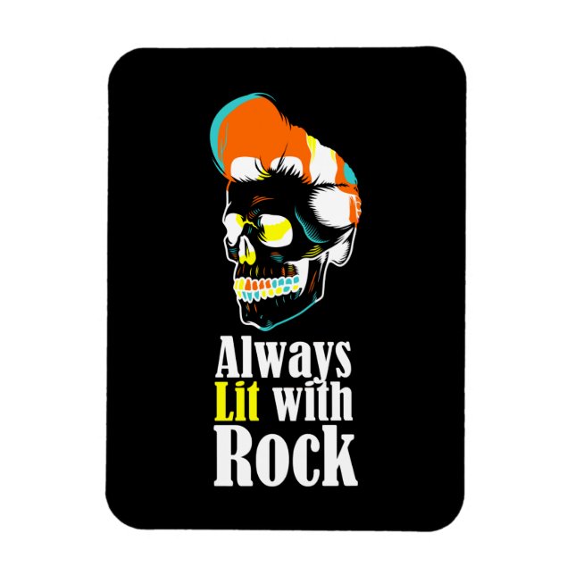 Imán Siempre iluminado con rock (Vertical)