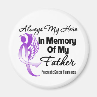 Imán Siempre Mi Héroe en Memoria Padre - Cance Pancreát