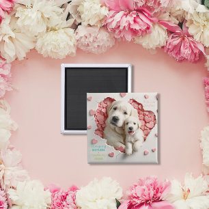 Imán Siempre mi Mamá de perro y el día de la madre del