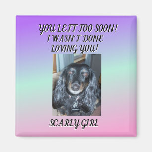 Imán Siempre Querido: Tributo a mi bebé de cuatro años 