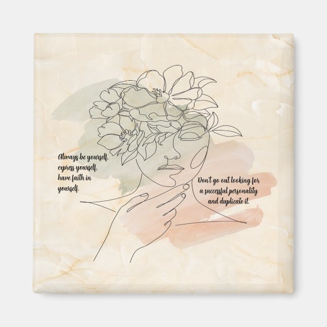 Imán Siempre Sé Tú Mismo (Frente)