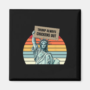 Imán Siempre Trump se echa para atrás Trump Divertido